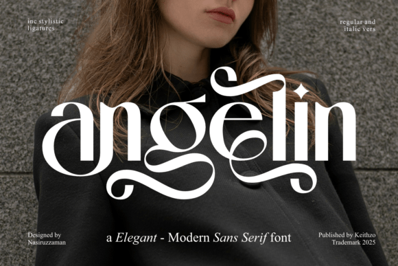 Angelin: A Modern Sans Serif for Elegant Design