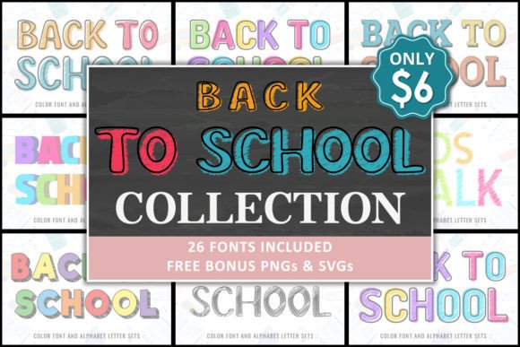Back to School Collection: 26 Playful Fonts for Creative Projects
