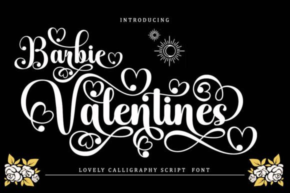 Barbie Valentines: Elegance in Script