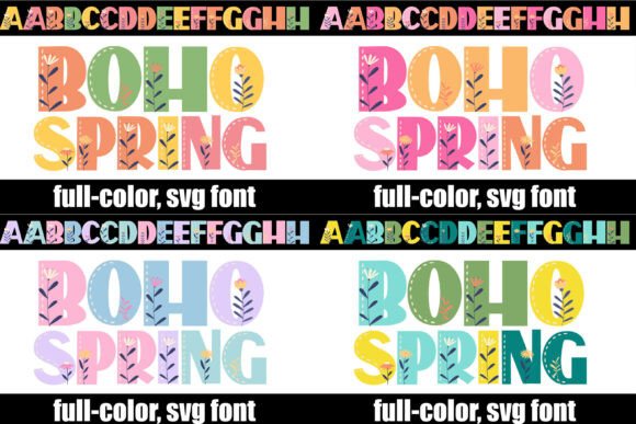 Boho Spring Bundle: A Free-Spirited Typeface for Artisan Brands