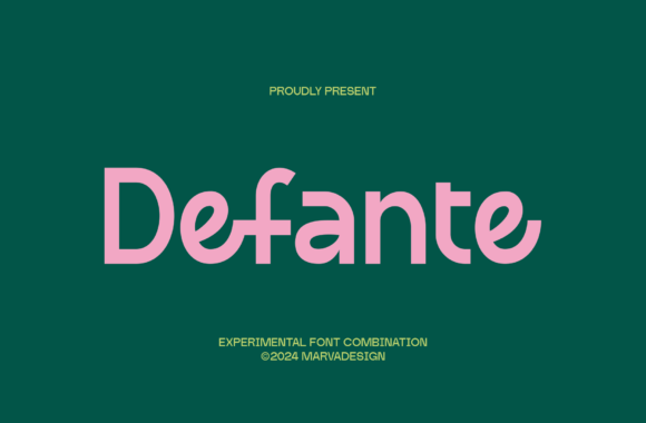 Defante: The Modern Sans-Serif with a Handwritten Edge