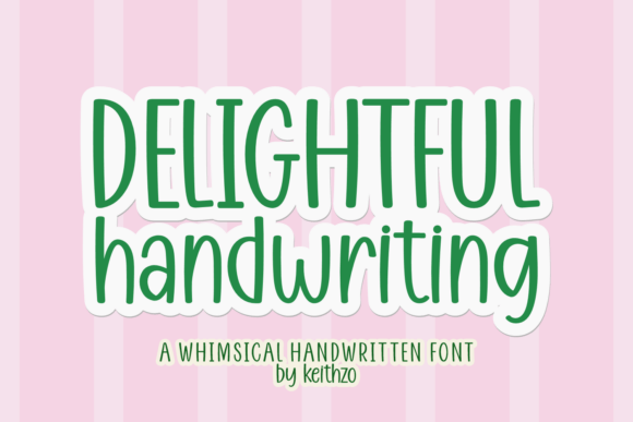 Delightful Handwriting: A Retro Font with a Modern Vibe