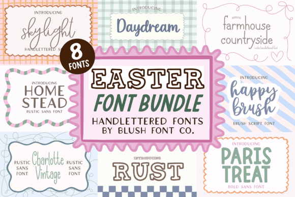 Easter Bundle: Fonts for Spring Crafts & Digital Design