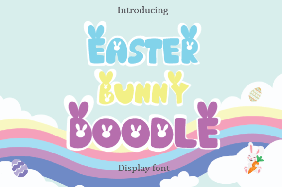 Easter Bunny Doodle: A Cute Font for Your Projects