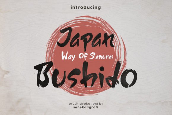 Japan Bushido: A Typeface for Authentic Design