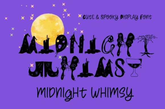 Midnight Whimsy: A Playful Font for Halloween Magic
