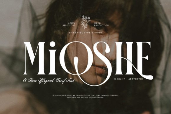 Mioshe: A Unique Serif Font for Elegant, Connected Design