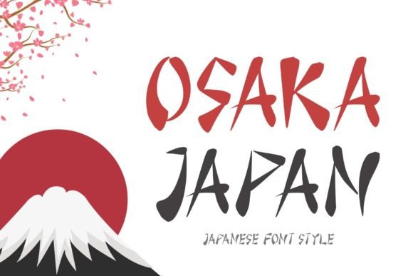Osaka Japan: A Font for Modern, Elegant Design Projects