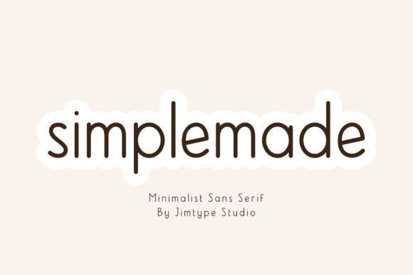 Simplemade Font: Clean Lines for Modern Designs